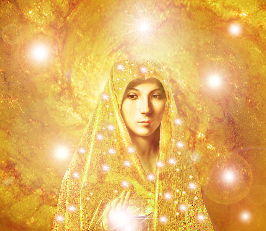 The Great Mother: Virgin of Messina/NASA adapted by Jessika