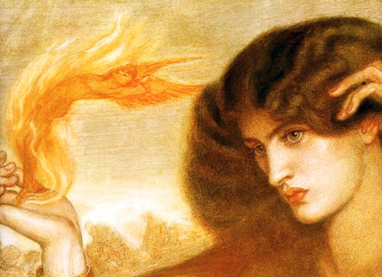 Dante Gabriel Rossetti: The Lady of the Flame