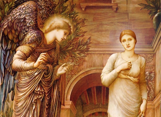 Annunciation: Burne Jones