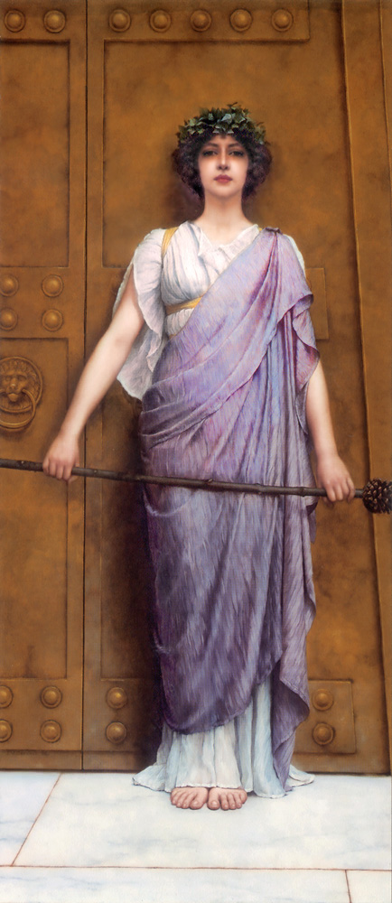 At the Gate of the Temple: John William Godward